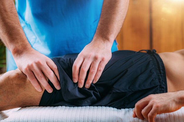 Pernas Massagem Esportiva Fisioterapia