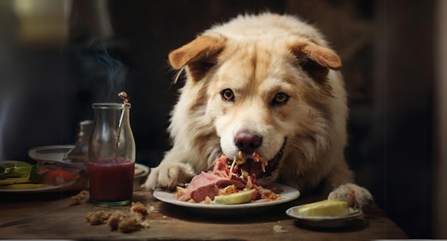 perro amarillo bebiendo perro comiendo perro perro comiendo lindo perro