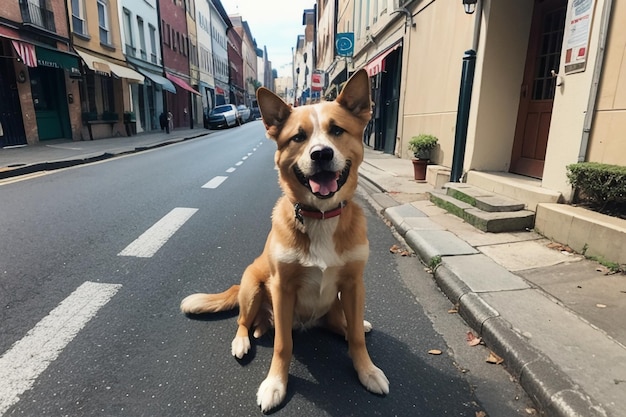 Perro caminando al aire libre jugando lindo mascota perro hombre mejor amigo HD fotografía fondo de pantalla