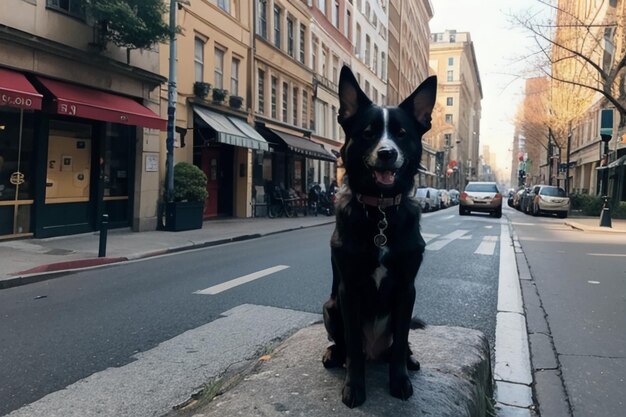 Perro caminando al aire libre jugando lindo mascota perro hombre mejor amigo HD fotografía fondo de pantalla