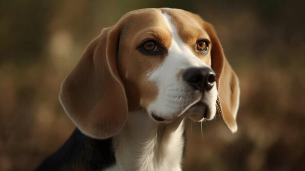 Foto un perro de cara blanca y ojos marrones.