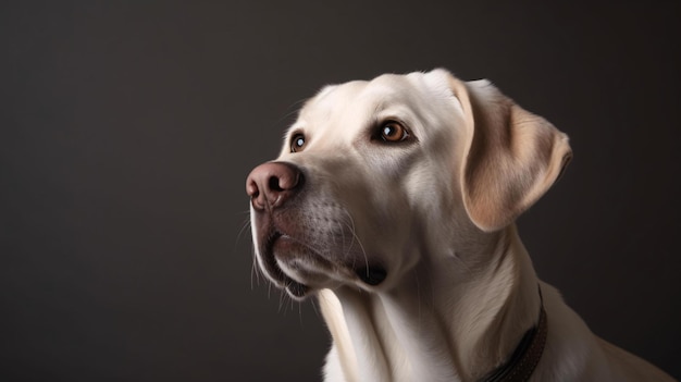 perro de cerca ai generativo