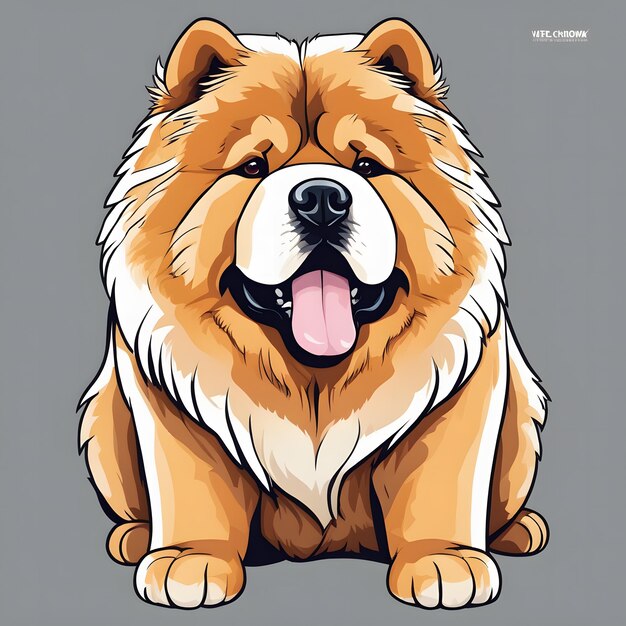 Foto perro chow chow