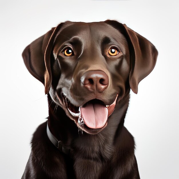 un perro con un collar que dice el perro en él