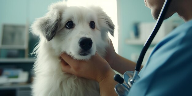 Perro de control veterinario