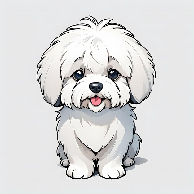 El perro de Coton De Tulear