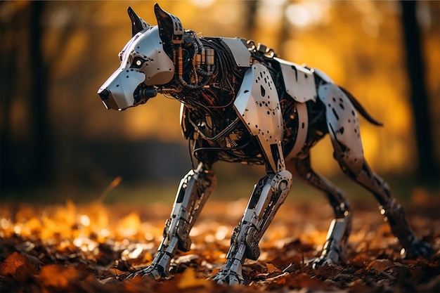 El perro cyborg.