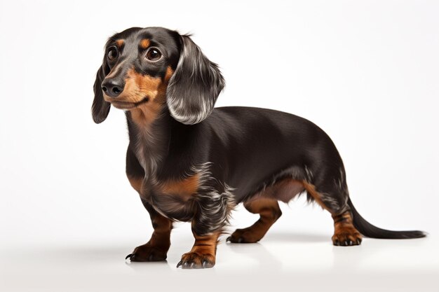 Un perro Daschund