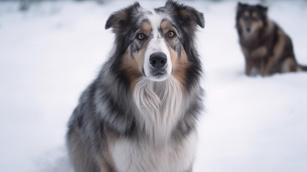 Perro escocés de raza collie