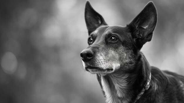perro escuchando con orejas grandes AI generativo