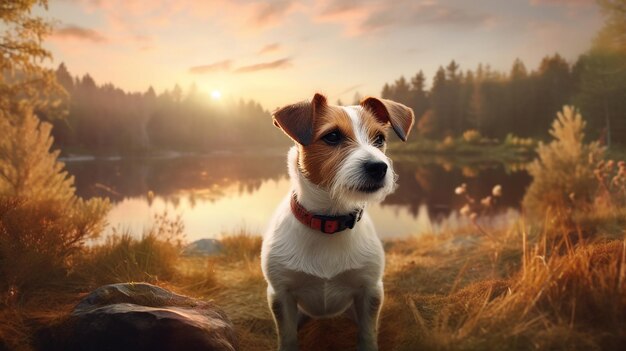 El perro Jack Russell Terrier