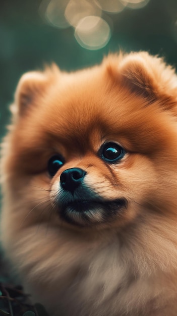 Un perro con una nariz negra y una nariz negra.