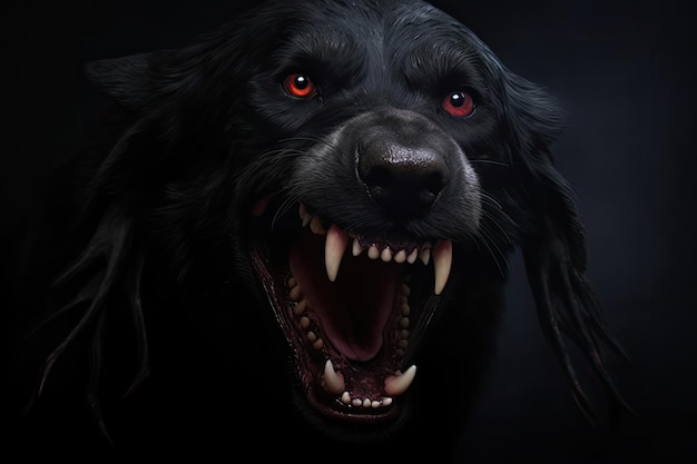 Perro negro en coche rojo imagen de archivo. Imagen de grande - 12717711