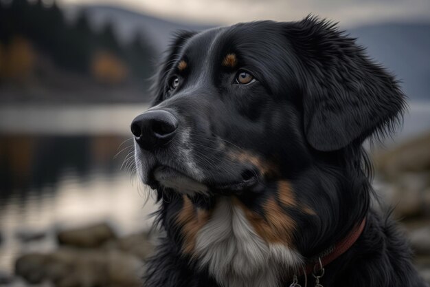 Perro orgulloso generado por IA