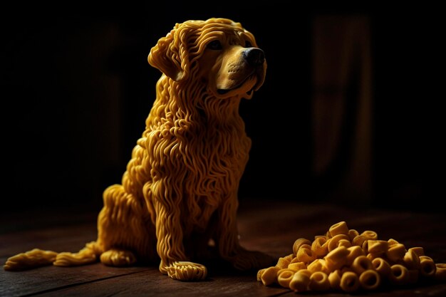 Perro de pasta IA generativa