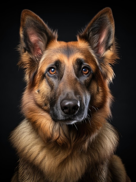 Perro pastor alemán ai generado