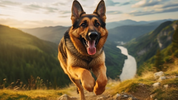 Perro pastor alemán