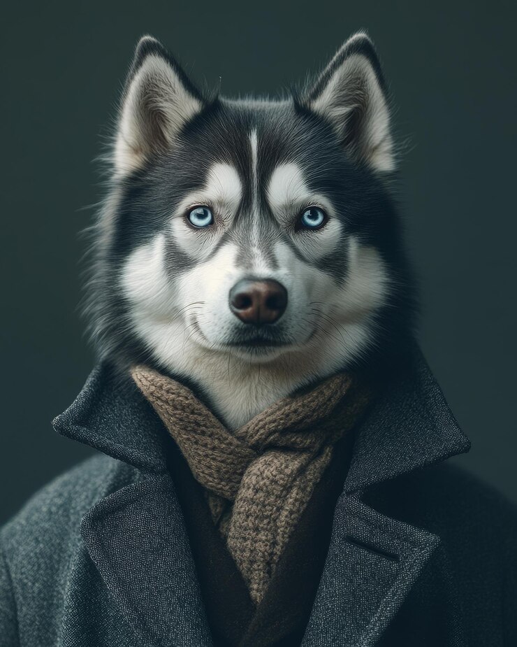 un perro que tiene un collar en él