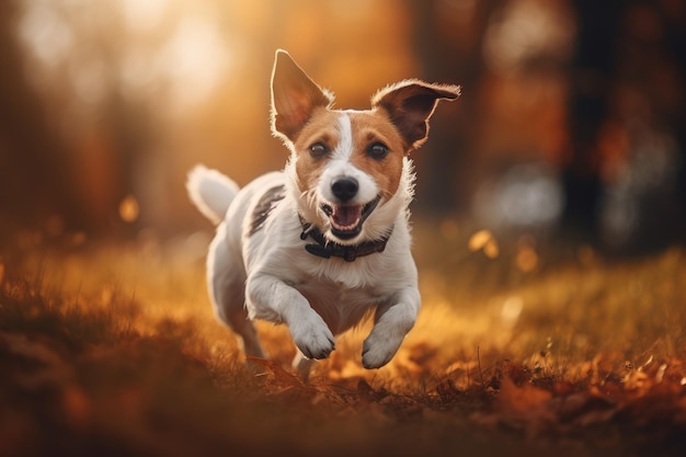 Perro russel terrier Generar Ai