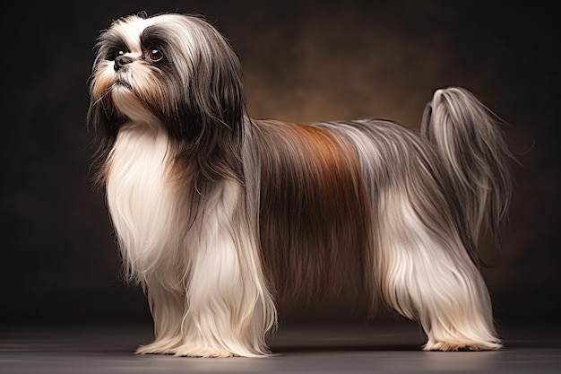 Un perro Shih Tzu