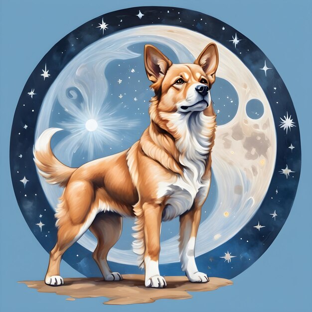 Perro del signo del zodiaco chino