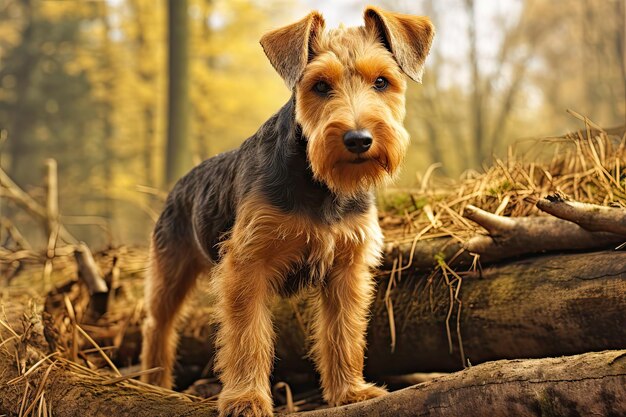 Foto un perro terrier galés