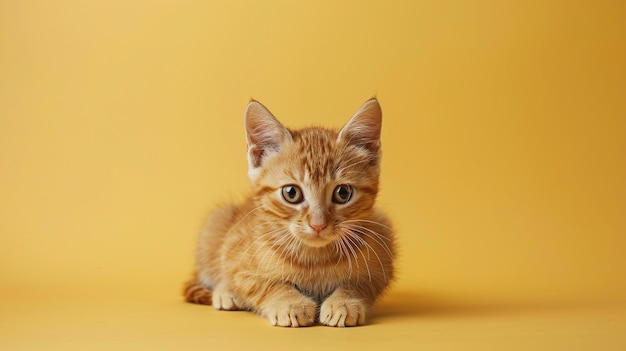 perro tímido, mascota preocupada y gatito tabby naranja deprimido