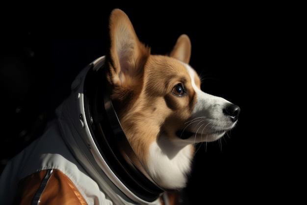 Perro traje espacial animal Generar Ai