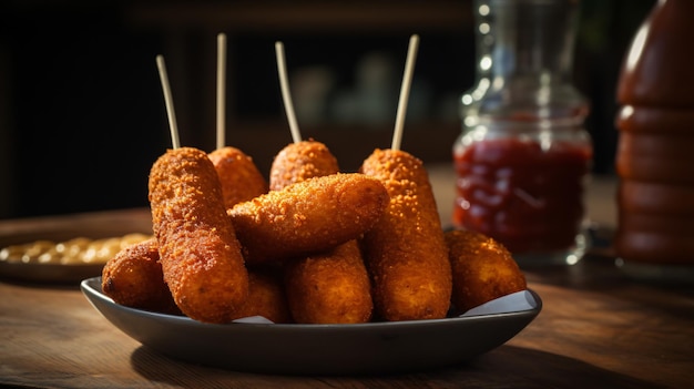 Perros de maíz orgánicos caseros