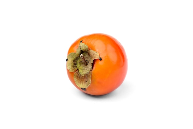 Persimmon isoliert auf weiß