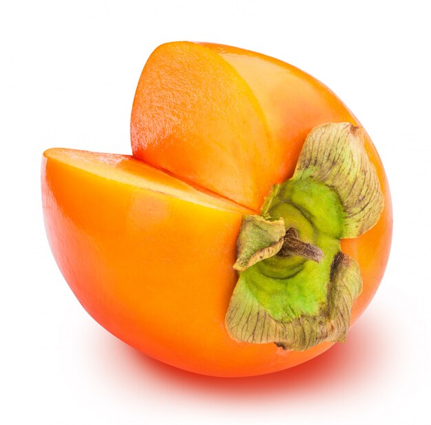 Persimmon isoliert