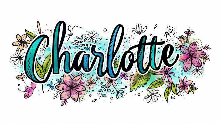 Foto persönliche postkarte perfekt für dekorationen, die in doodle lettering erstellt wurden