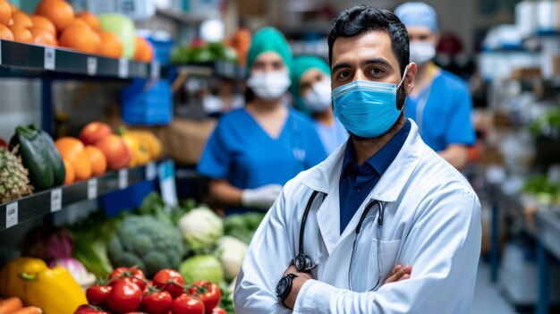 Persona en la cocina preparando comida en la tabla de corte Día Mundial de la Salud