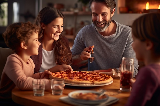 Una persona disfrutando de una rebanada de pizza de carne en un festival de música al aire libre