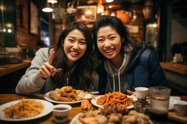 La persona de la foto disfruta de las comidas