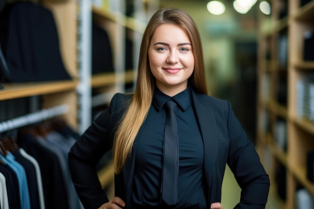 Foto persona de negocios mujer joven ejecutiva mujer de negocios retrato mujer profesional de oficina segura