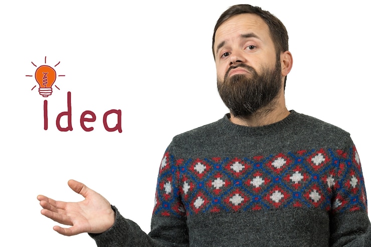 Foto persona de negocios que tiene un concepto de bombilla de idea brillante