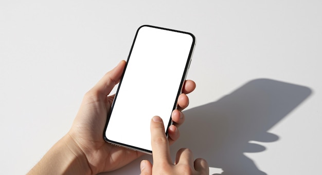 Persona que usa smartphone