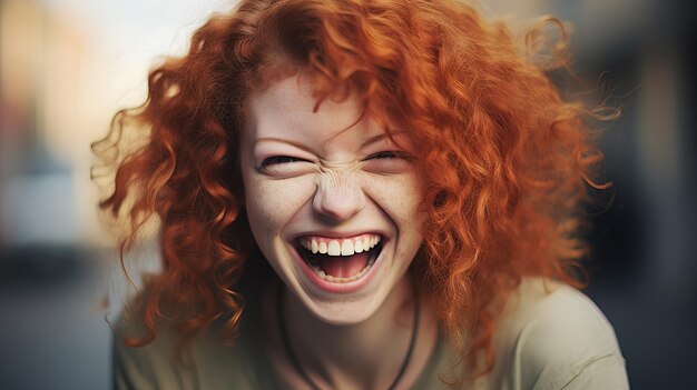 Foto persona sonriendo bonito fondo dientes blancos día mundial de la sonrisa