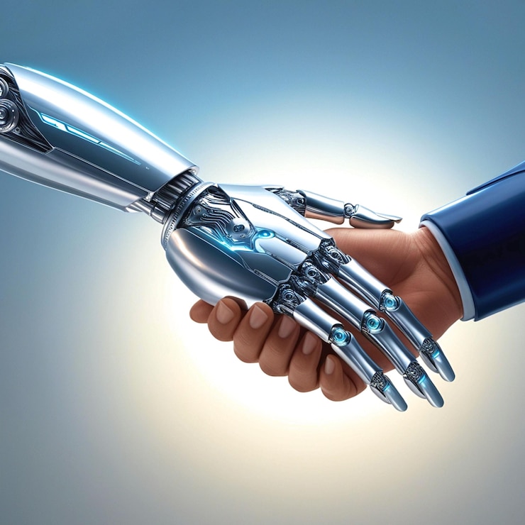 una persona sosteniendo un robot que tiene la palabra robot en él