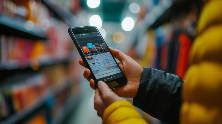Foto una persona sosteniendo un teléfono con la palabra "todos" en la pantalla