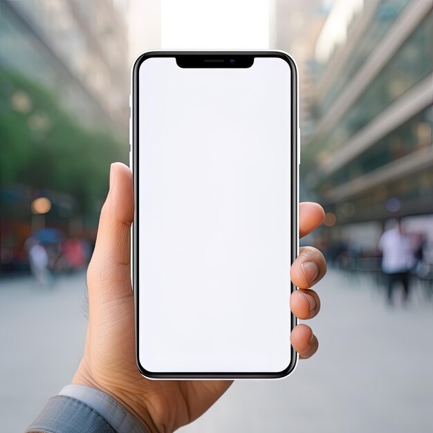 Foto una persona sosteniendo un teléfono que tiene una pantalla blanca que dice samsung en la parte inferior