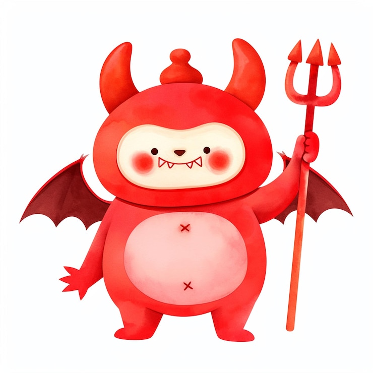 Foto personagem de aquarela de halloween
