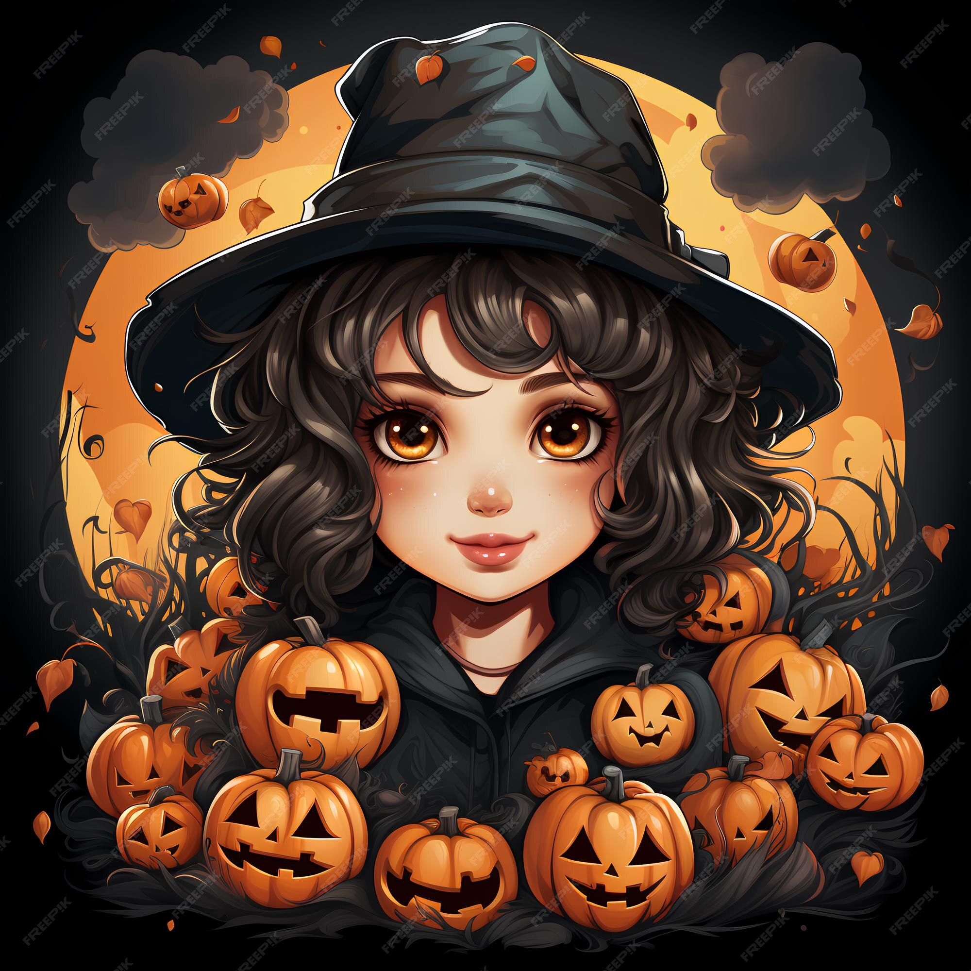 Desenho do meu avatar de Hallowen