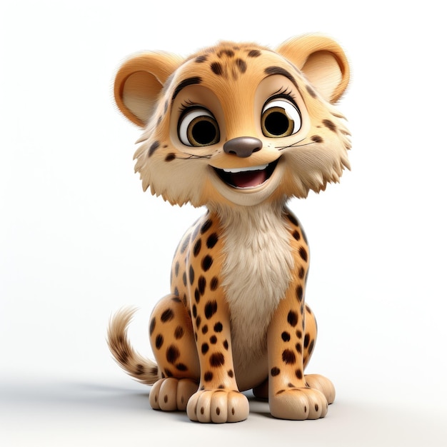 Personagem de desenho animado Cheetah