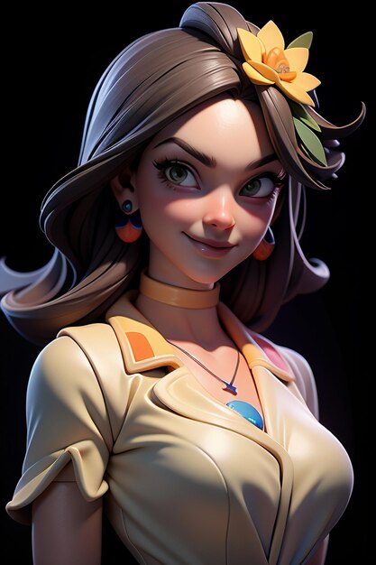 Personagem De Jogos 3d Feminina Como Exploradora Numa Fantasia Antiga  Cidade Asiática Ilustração Stock - Ilustração de jogos, menina: 274967662