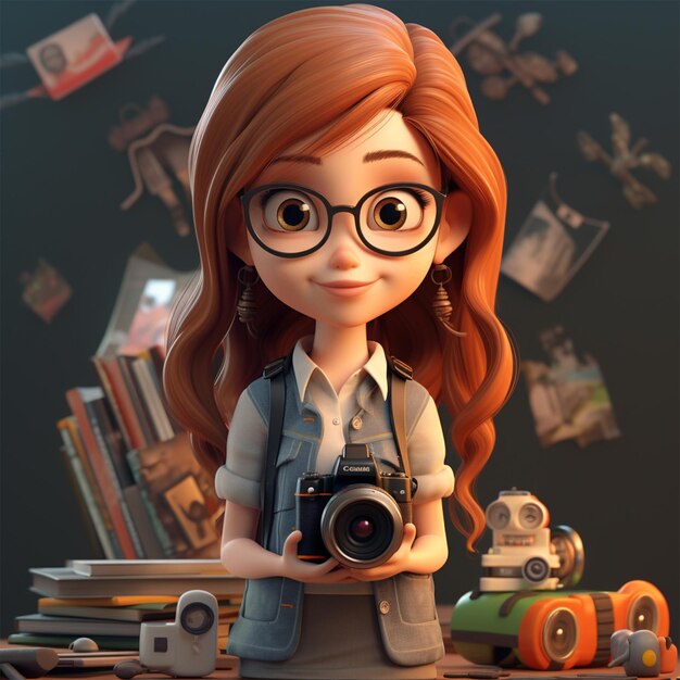 personagem de desenho animado modelo 3D