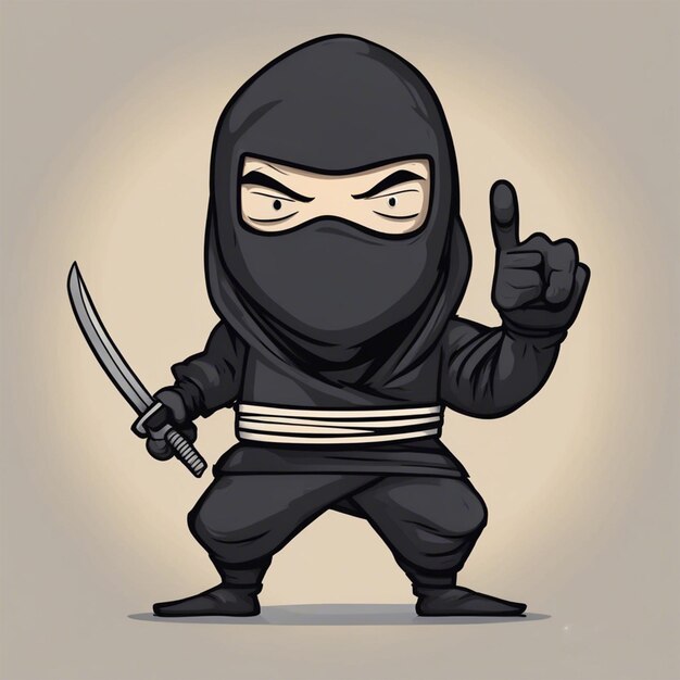 Ninja Preto Gordura Desenho - Gráfico vetorial grátis no Pixabay - Pixabay