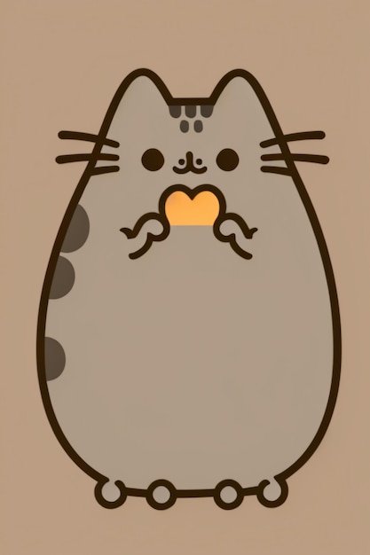 Personagem de desenho animado Totoro Figura de bastão Icon Cute Kawaii Style Wallpaper Background