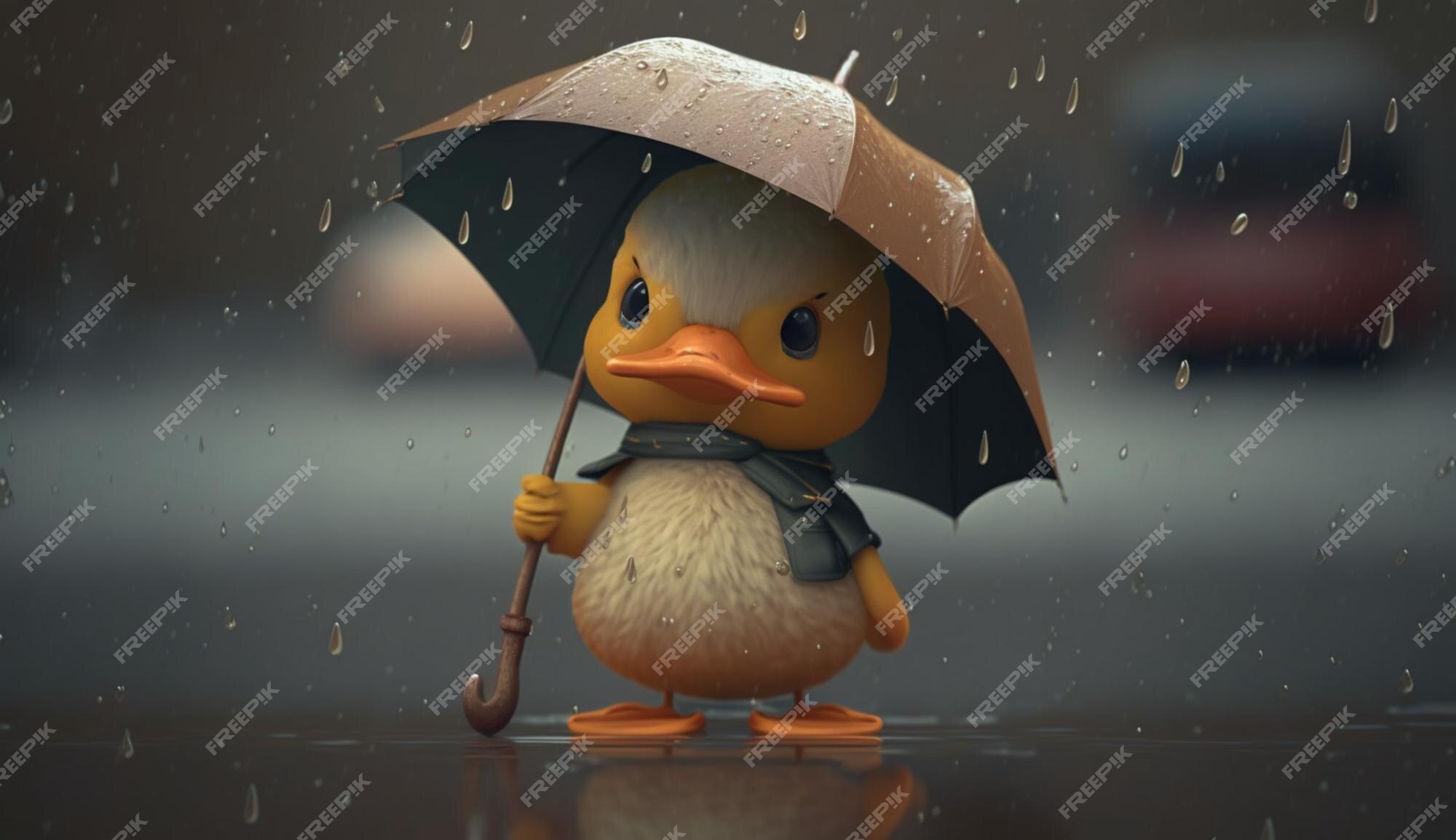 Guarda-chuva De Patos Bonitos. Padrão De Transmissão Contínua. Antifuga De  água Da Chuva Para Crianças Para Impressão E Jogos Para Ilustração do Vetor  - Ilustração de preto, râs: 239974114